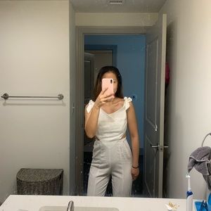 Urban Outfitters White Jumpsuit